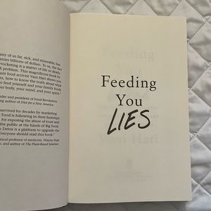 Feeding You Lies book